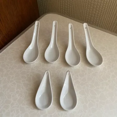 Lot de 6 cuillères type asiatique